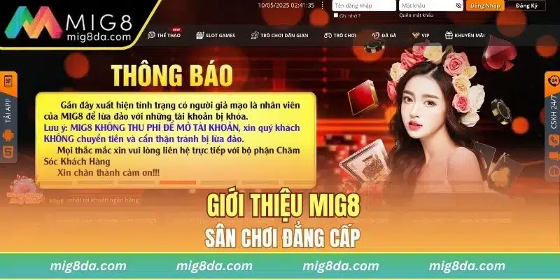 Giới thiệu Mig8 sân chơi đẳng cấp