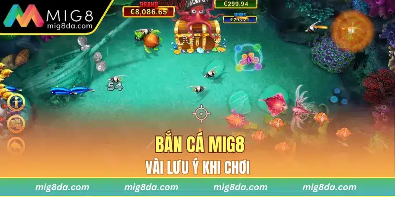 Vài lưu ý khi chơi bắn cá Mig8