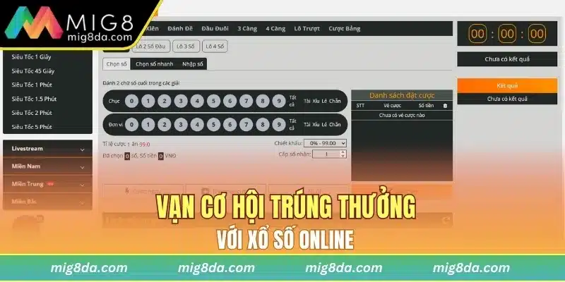 Vạn cơ hội trúng thưởng với xổ số online